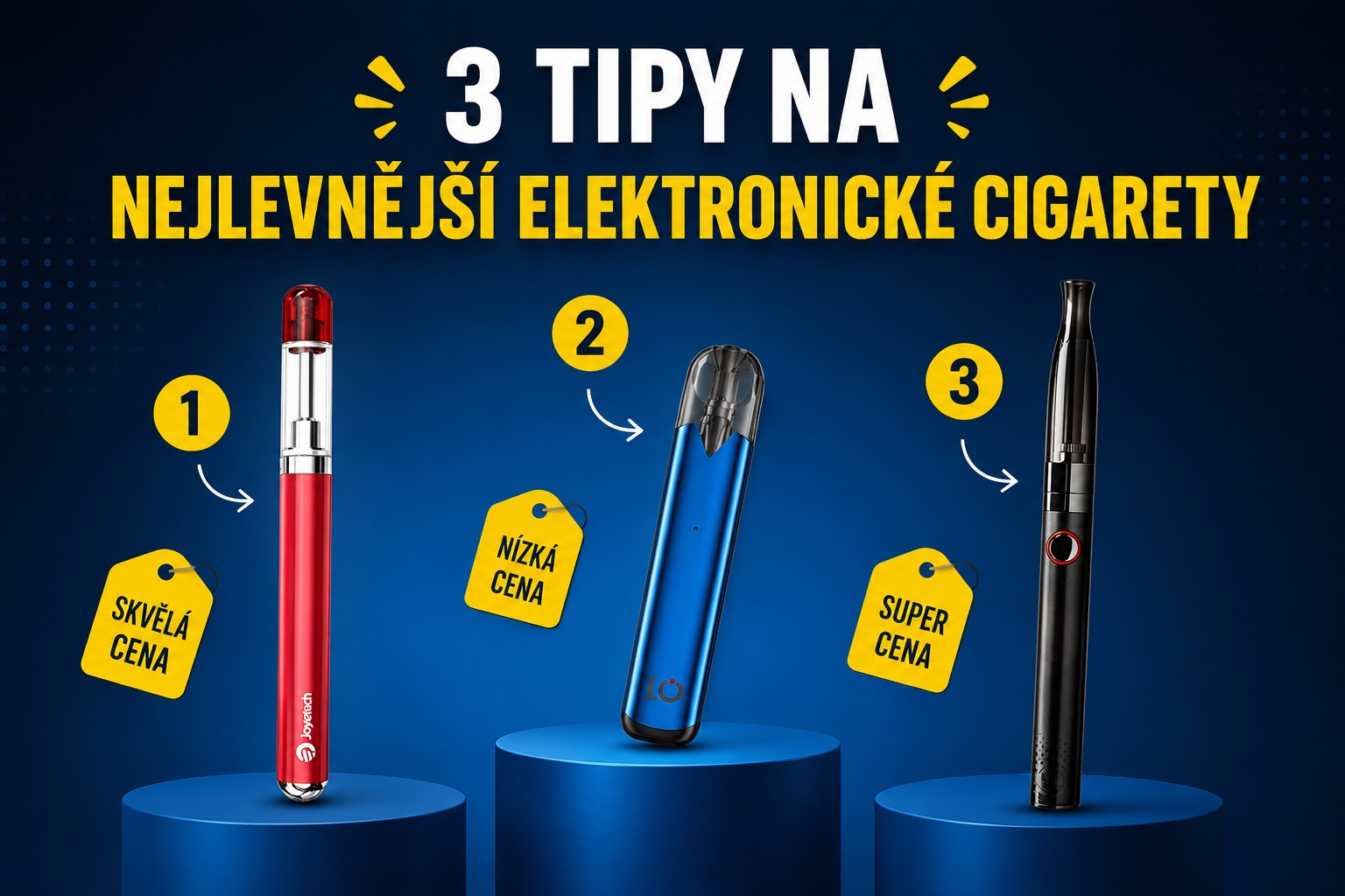 3 tipy na nejlevnější elektronické cigarety
